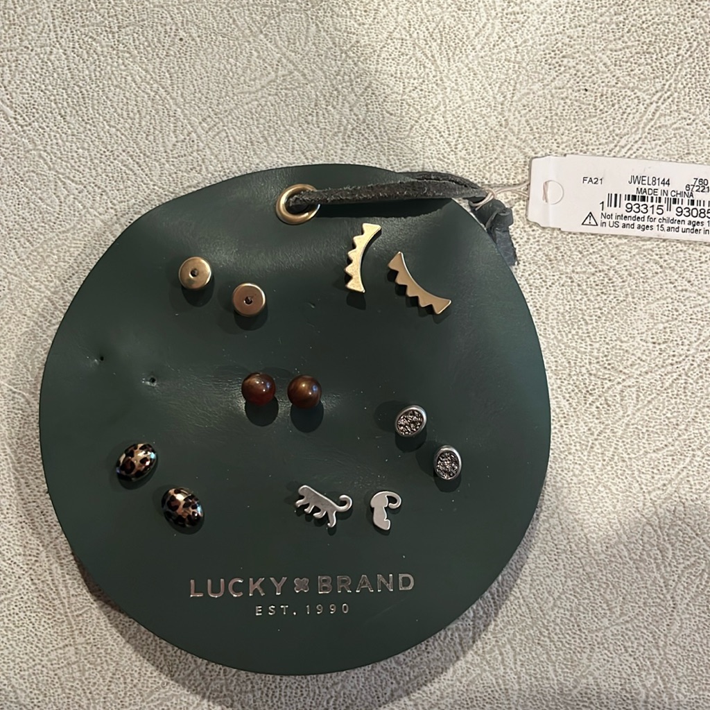 Lucky Brand Set Of 6 Studs Brand New